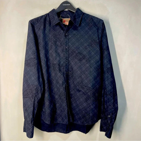 Vintage Red Dress Black Shirt Men size XL - Picture 1 of 9